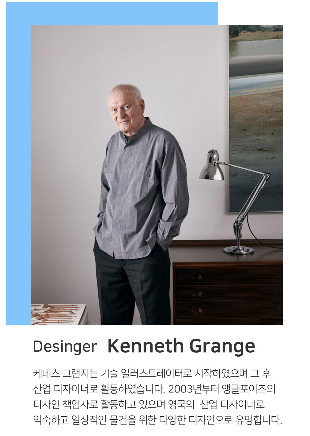 90 Mini Mini Desk Lamp Turquoise Blue