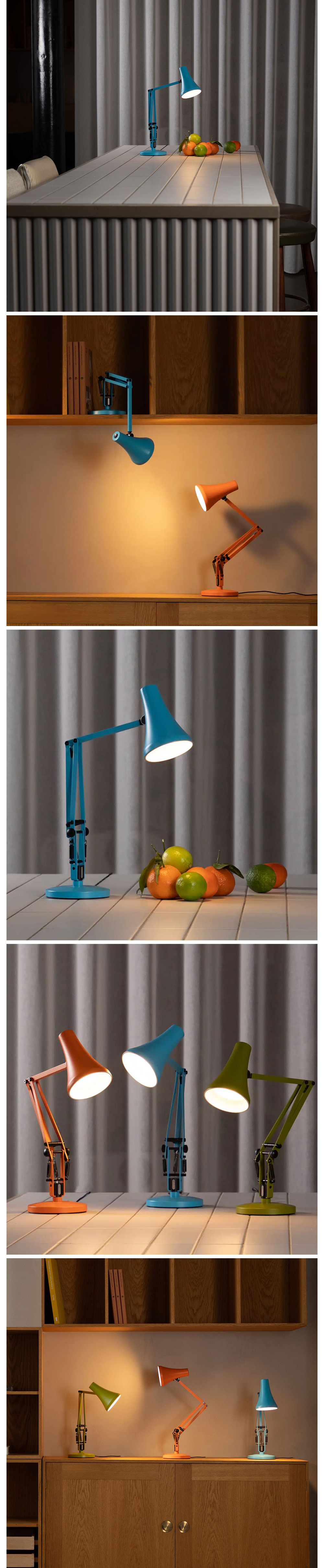 90 Mini Mini Desk Lamp Turquoise Blue