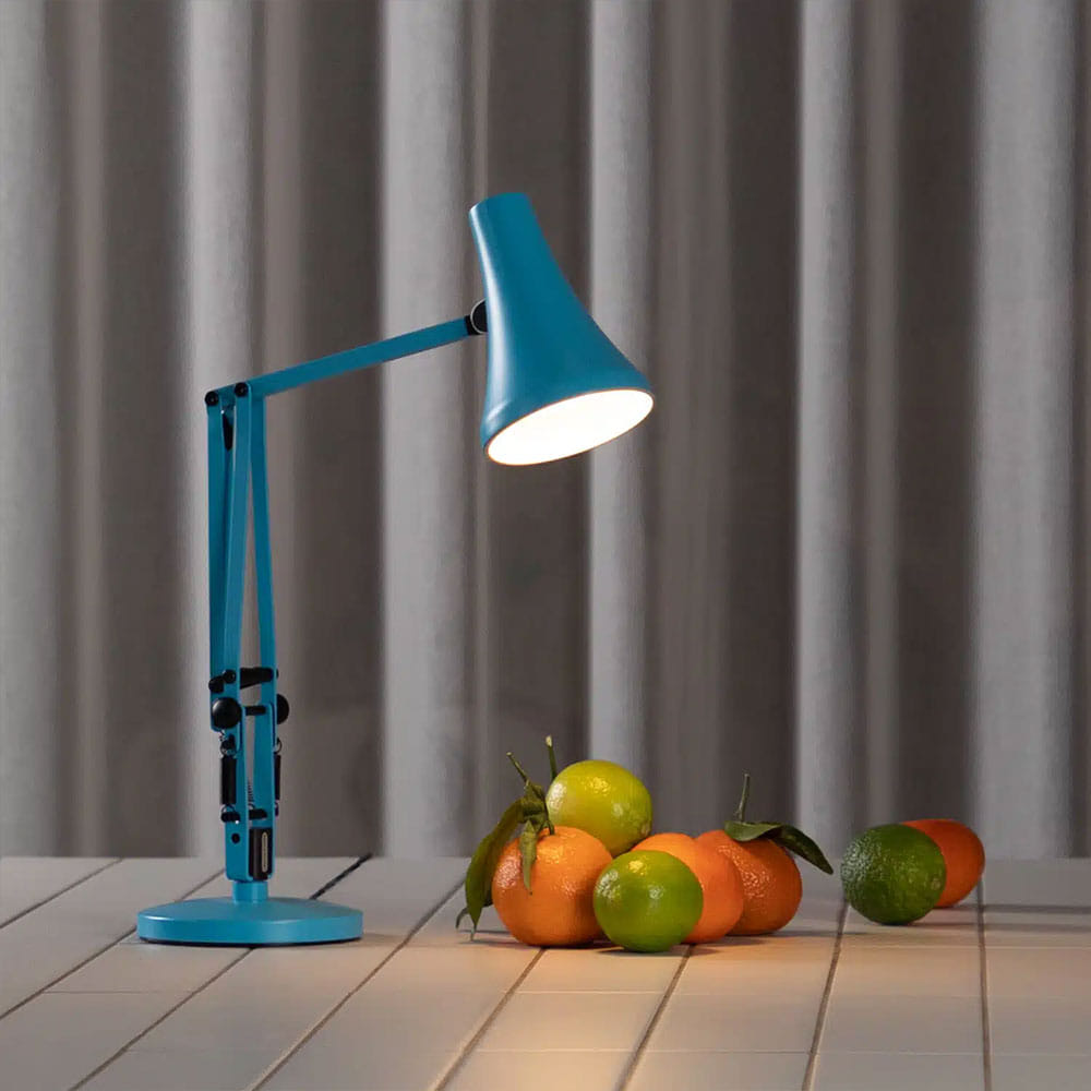 90 Mini Mini Desk Lamp Turquoise Blue