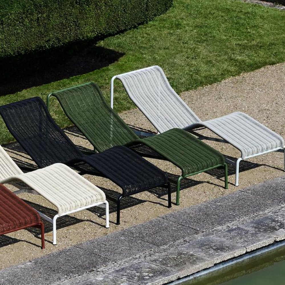 헤이 팔리사드 코드 셰이즈 라운지 Palissade Cord Chaise Lounge - Olive