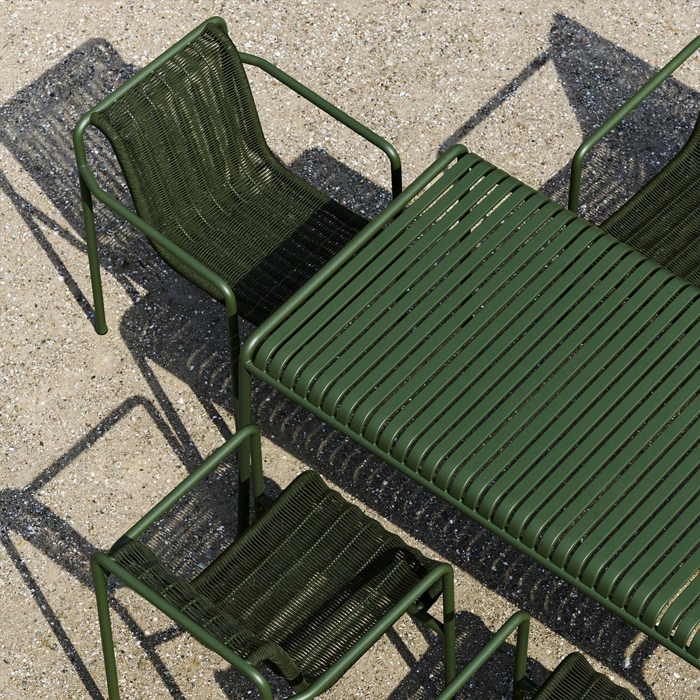 헤이 팔리사드 코드 다이닝 암체어 Palissade Cord Dining Armchair - Olive