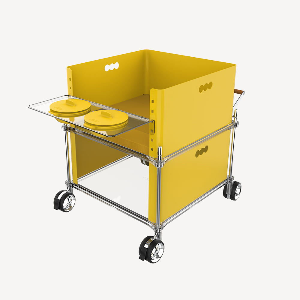 까비네 PATPAT Welcome Low Chair (Yellow)