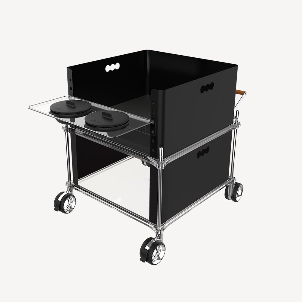 까비네 PATPAT Welcome Low Chair (Black)