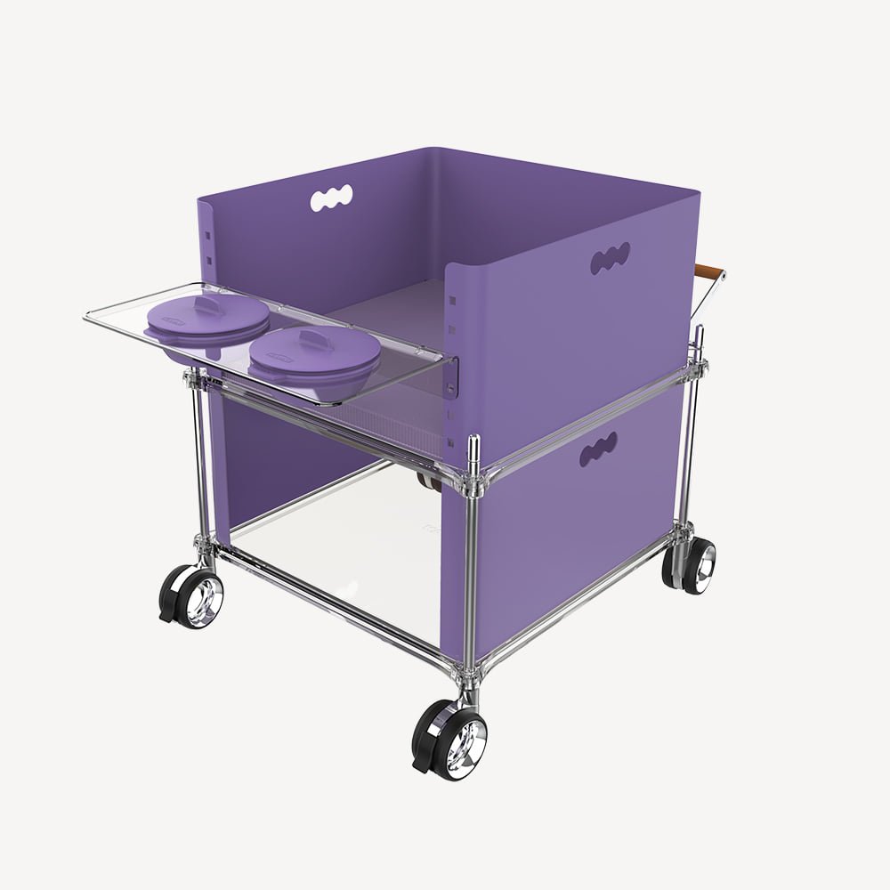 까비네 PATPAT Welcome Low Chair (Violet)