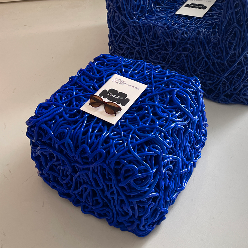 메리탈리아 센사피네 푸프 Senzafine Pouff (Blue)