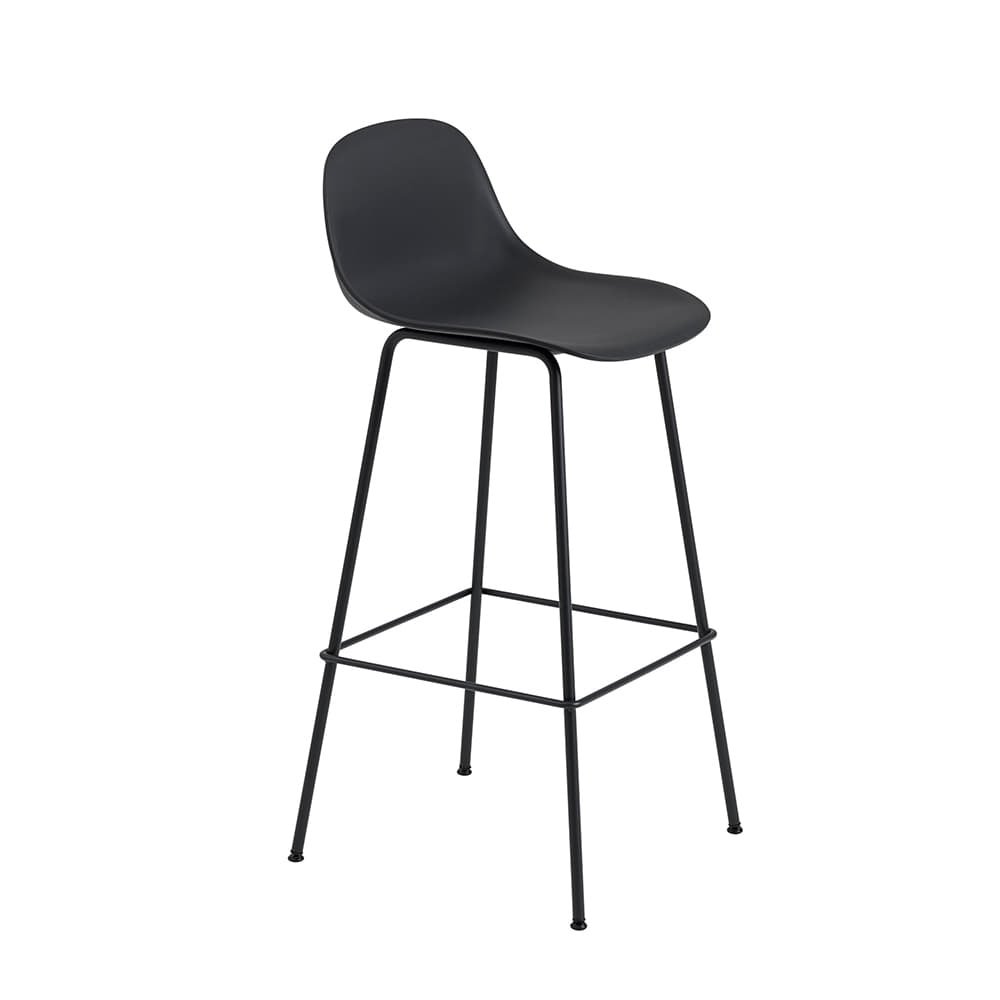 [DP 상품] 무토 화이버 바 스툴 back - Rest H 75 cm Black